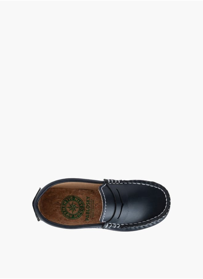 Boys Loafers With Slip-On Closure