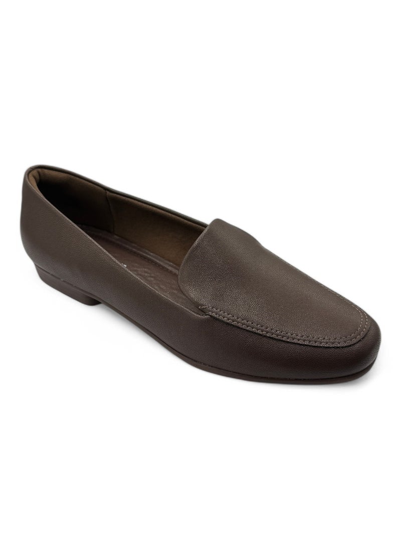WOMEN'S CREW SHOES - BROWN FLATS (0.5 INCH) - MADE IN BRAZIL