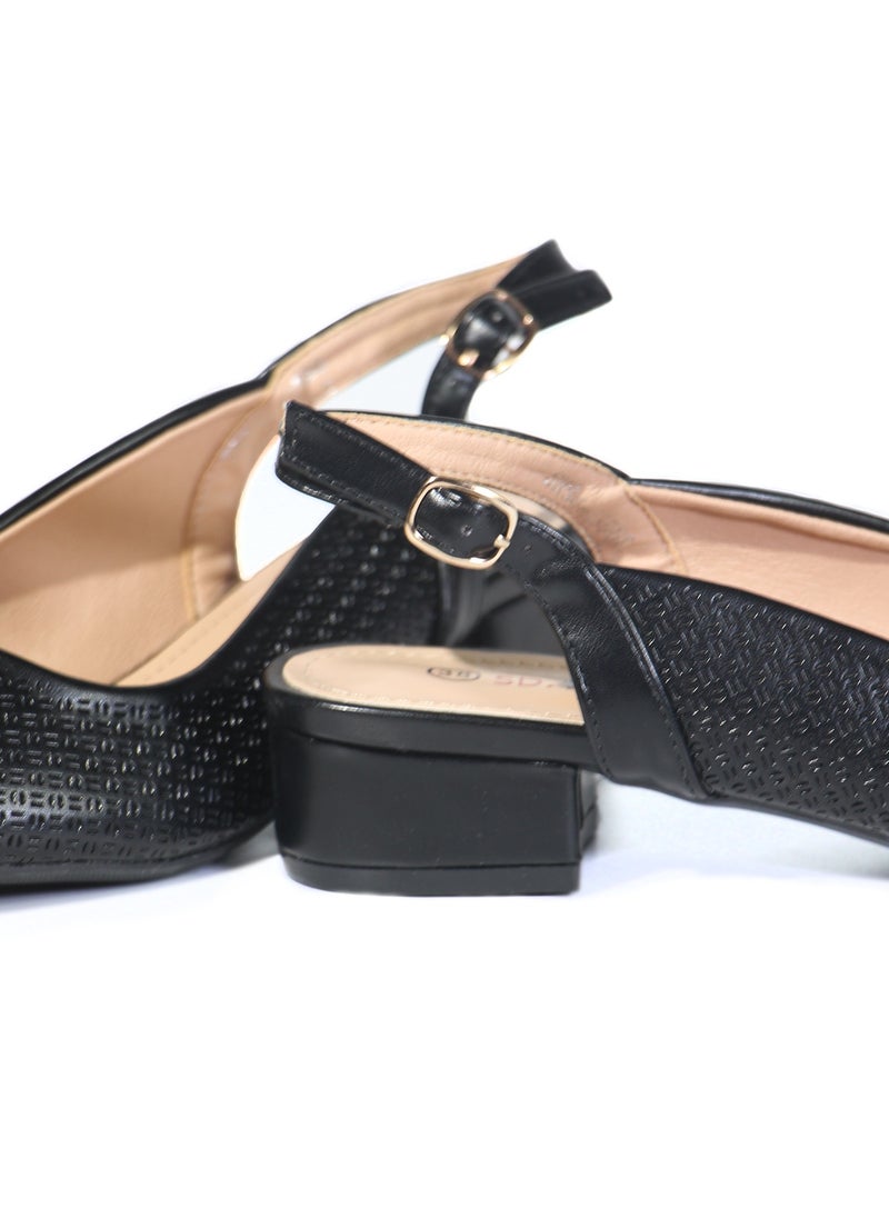 Women Low-Heeled Shoes | Closed Pointed Toe Platform, Comfortable, Casual Dress Heels for Girls & Ladies | Premium Comfy Women's Fashion Shoes for Work, Bride Wedding Dress Shoes