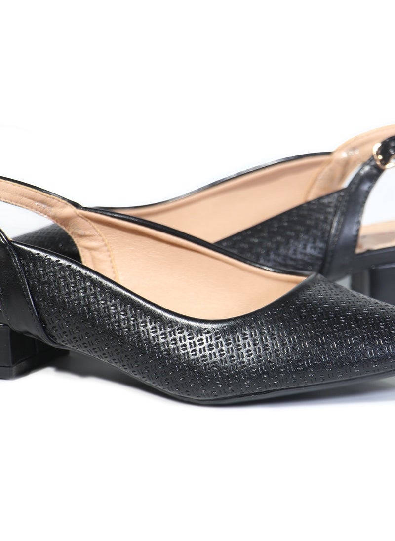 Women Low-Heeled Shoes | Closed Pointed Toe Platform, Comfortable, Casual Dress Heels for Girls & Ladies | Premium Comfy Women's Fashion Shoes for Work, Bride Wedding Dress Shoes