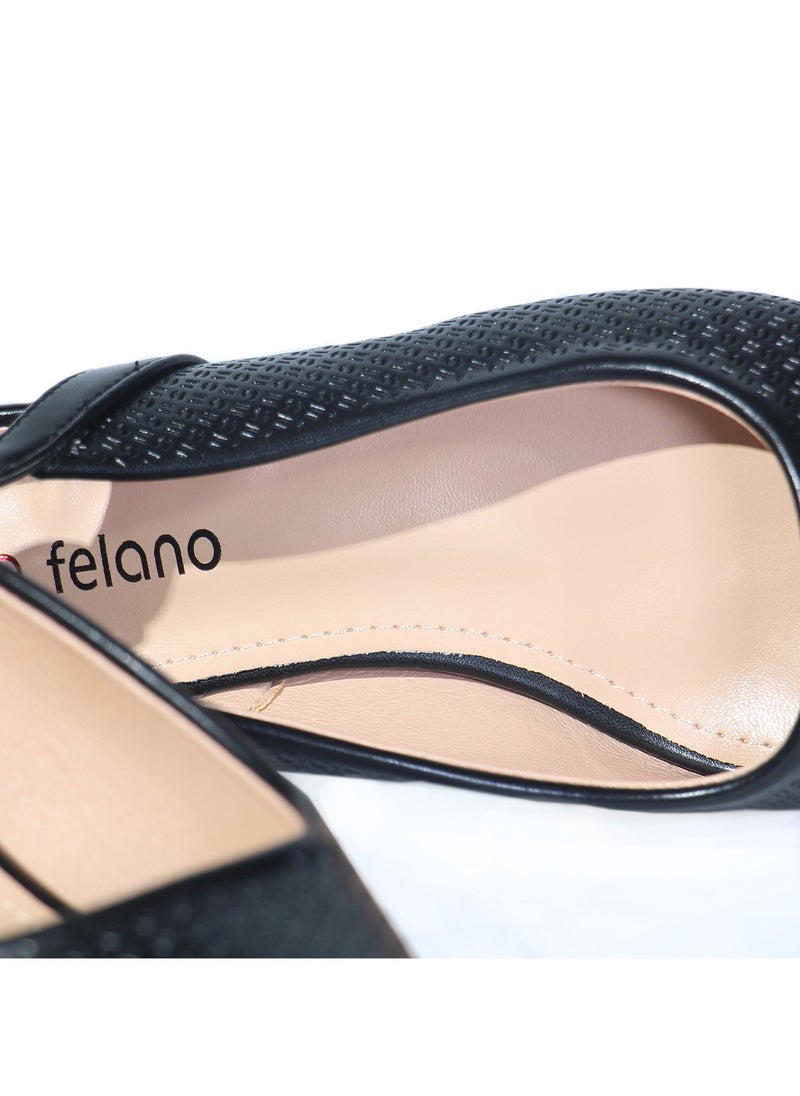 Women Low-Heeled Shoes | Closed Pointed Toe Platform, Comfortable, Casual Dress Heels for Girls & Ladies | Premium Comfy Women's Fashion Shoes for Work, Bride Wedding Dress Shoes