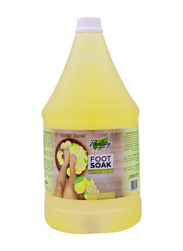 FANTASY FOOT SOAK LEMON EXTRACT 3.78 LIT