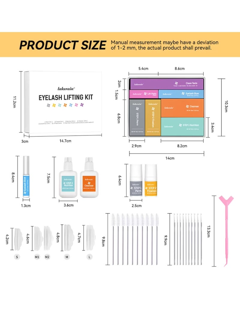 Eyelash Lifting Kit Long Lasting Styling Eyelash Lift and Perm Kit for Home and Professional Use Lash Lift and Curl Kit Lifting and Curling for Eyelashes Easy Use Lash Lifter Kit