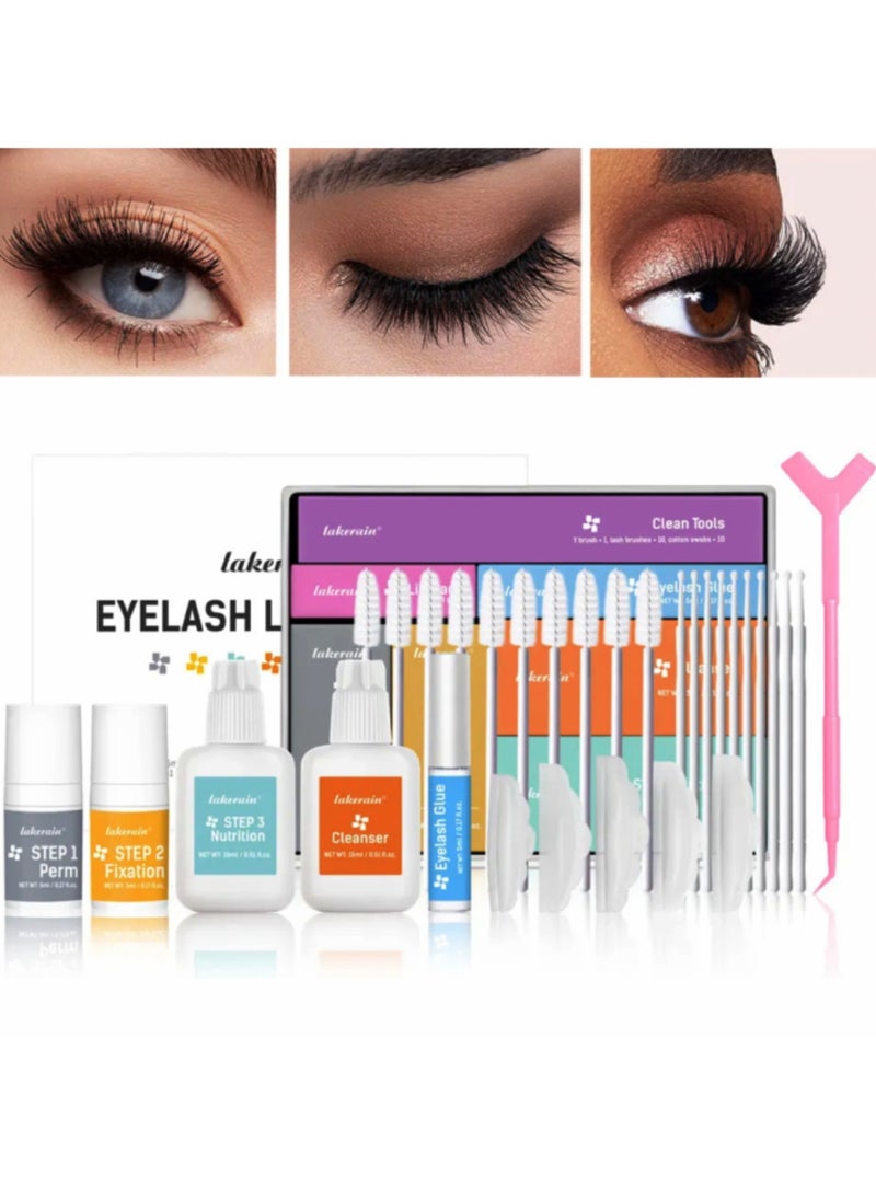 Eyelash Lifting Kit Long Lasting Styling Eyelash Lift and Perm Kit for Home and Professional Use Lash Lift and Curl Kit Lifting and Curling for Eyelashes Easy Use Lash Lifter Kit