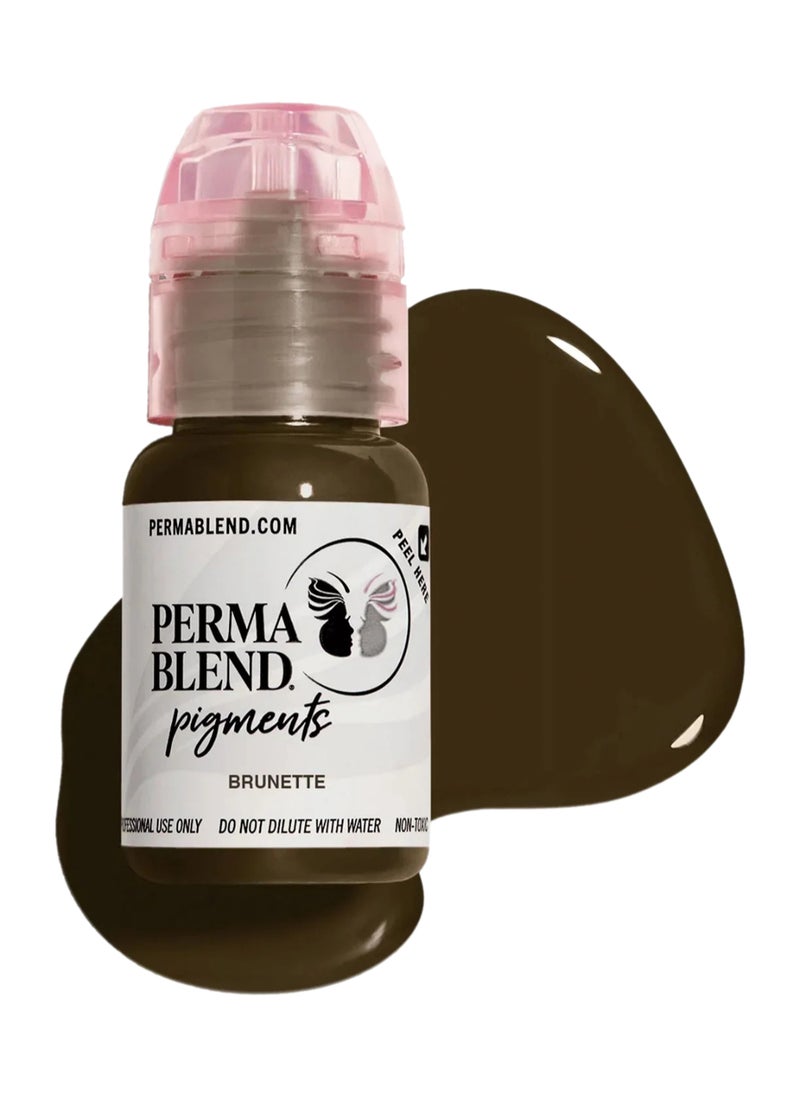 Perma Blend Eyebrow Pigment Brunette Shades 15ml Microblading Ink for Eyebrows Eyes and Scalp Professional Cosmetic Pigment