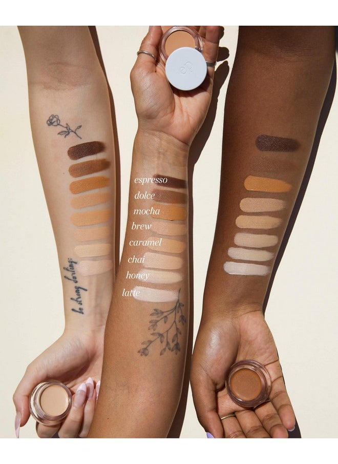 - Natural Arnica All-Cover Pot Concealer | Vegan, Cruelty-Free, Clean Beauty (Honey, 0.18 Oz | 5 G)