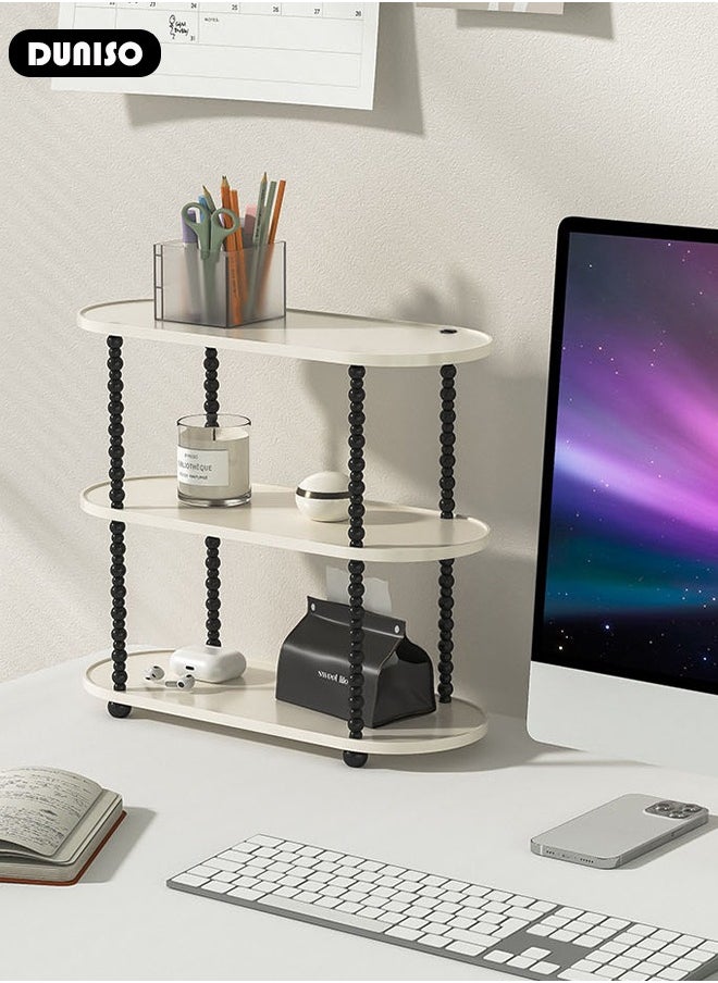 3-Tier Multi-Purpose Countertop Organizer,Countertop Coffee Cup Organizer, Bathroom Countertop Organizer,Perfume Skincare Countertop Makeup Organizer for Bedroom, Spice Rack Organizer for Cabinet