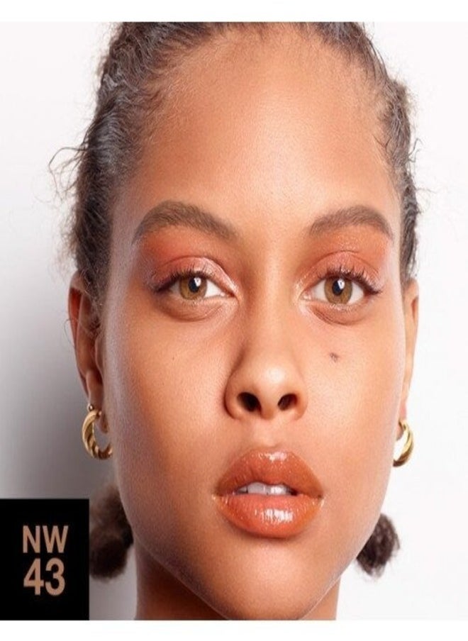 MAC Studio Fix Fluid SPF 15 Foundation NW43 – 24HR Long-Wear, Matte Finish, Oil Control, Medium-to-Full Coverage