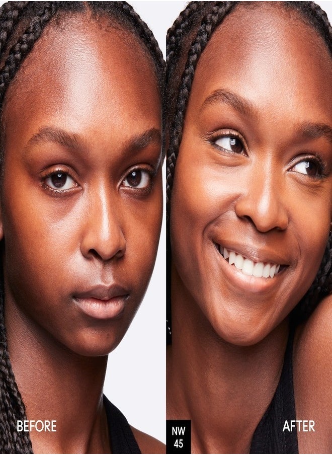 MAC Studio Fix Fluid SPF 15 Foundation NW45 – 24HR Long-Wear, Matte Finish, Oil Control, Medium-to-Full Coverage