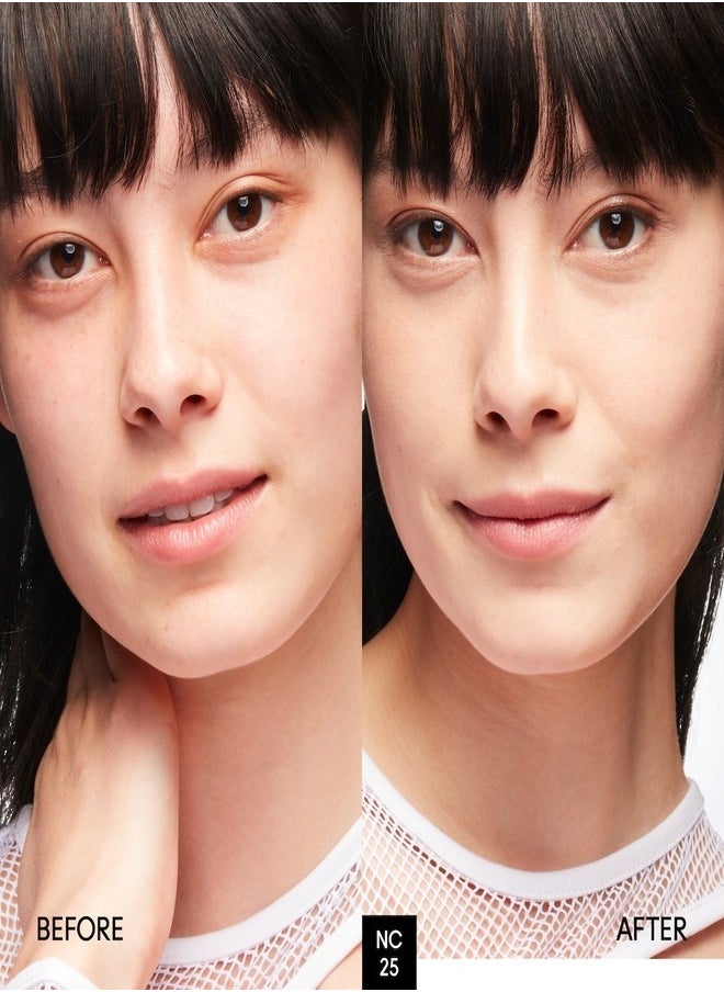 Mac Studio Fix Powder Plus Foundation - NC25 - Light Golden Beige With Golden Undertone for Light to Medium Skin 15g