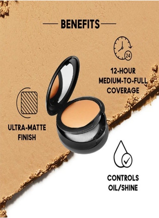 Mac Studio Fix Powder Plus Foundation - NC30 - Golden Beige With Golden Undertone for Light to Medium Skin 15g