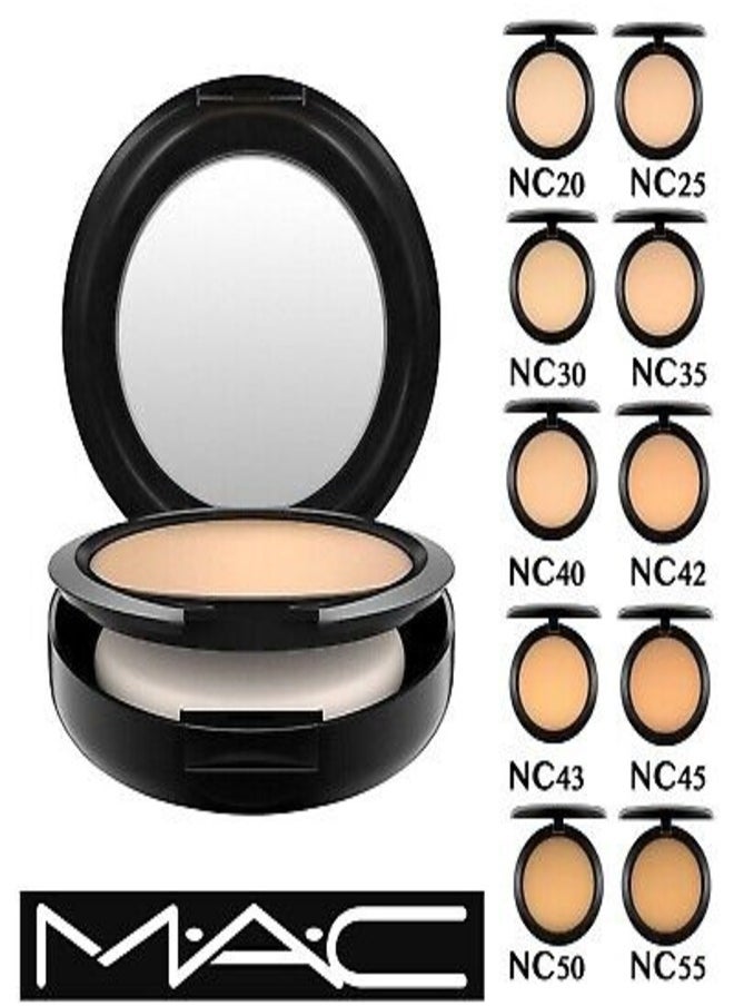 Mac Studio Fix Powder Plus Foundation - NC30 - Golden Beige With Golden Undertone for Light to Medium Skin 15g
