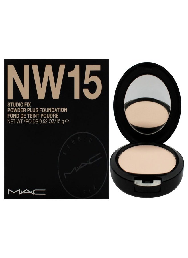 Mac Studio Fix Powder Plus Foundation - NW15 - Very Fair Beige With Neutral Undertone for Light Skin 15g