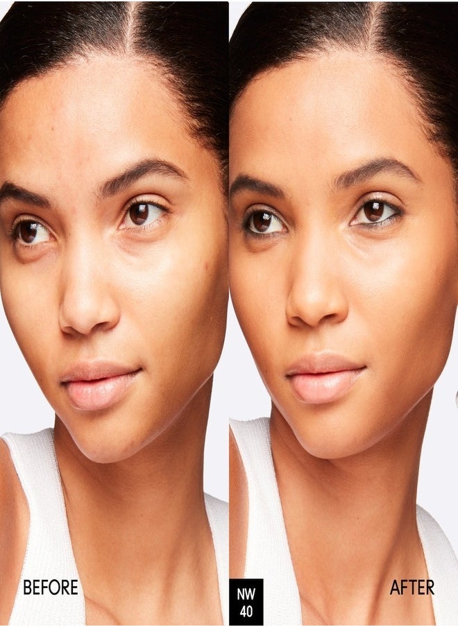 Mac Studio Fix Powder Plus Foundation - NW40- Tanned Beige With Rosy Undertone for Medium to Dark Skin 15g