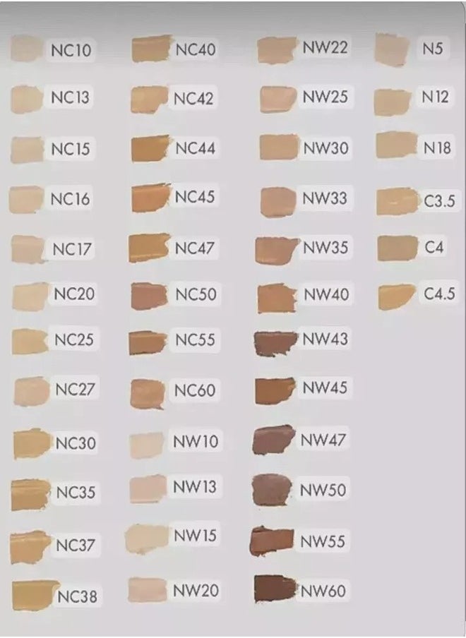 Mac Studio Fix Powder Plus Foundation - NW40- Tanned Beige With Rosy Undertone for Medium to Dark Skin 15g