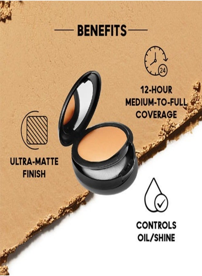 Mac Studio Fix Powder Plus Foundation - NW40- Tanned Beige With Rosy Undertone for Medium to Dark Skin 15g