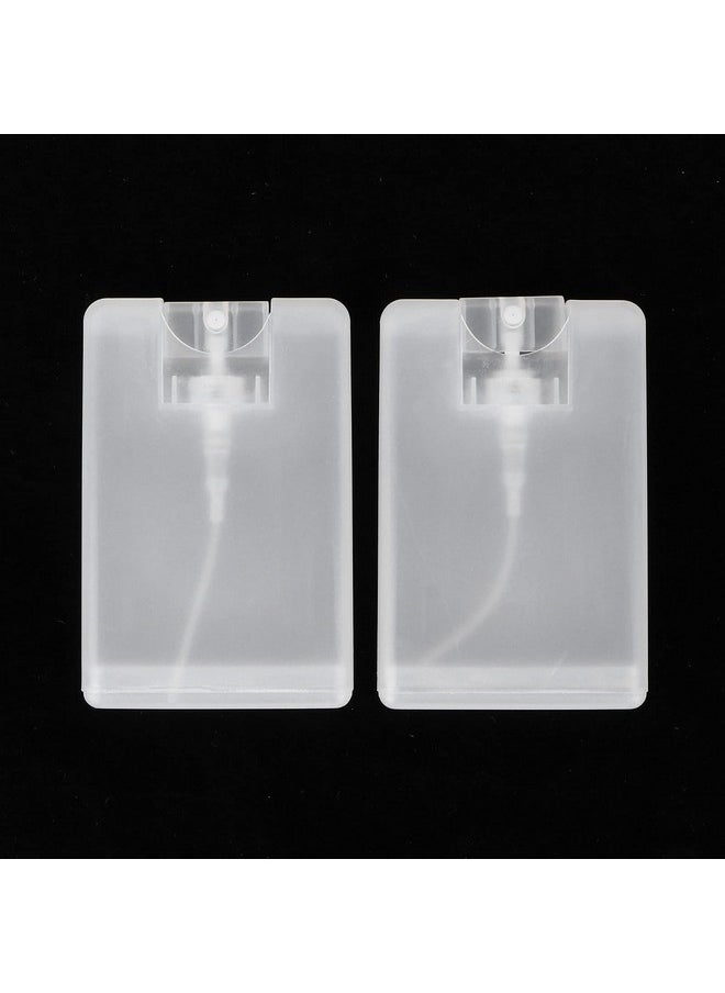 10Pcs 20Ml Card Type Fine Mist Bottles Refillable Perfume Spray Bottles,Portable Moisturizing Sprayer Box Empty Travel Bottle For Makeup Cosmetic Flat Atomizer Pump