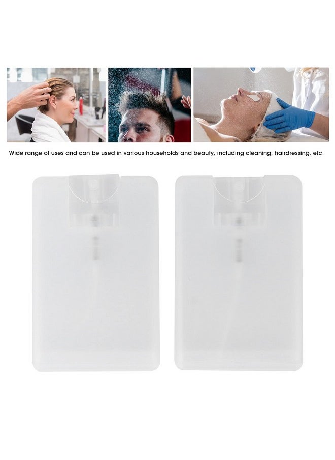 10Pcs 20Ml Card Type Fine Mist Bottles Refillable Perfume Spray Bottles,Portable Moisturizing Sprayer Box Empty Travel Bottle For Makeup Cosmetic Flat Atomizer Pump