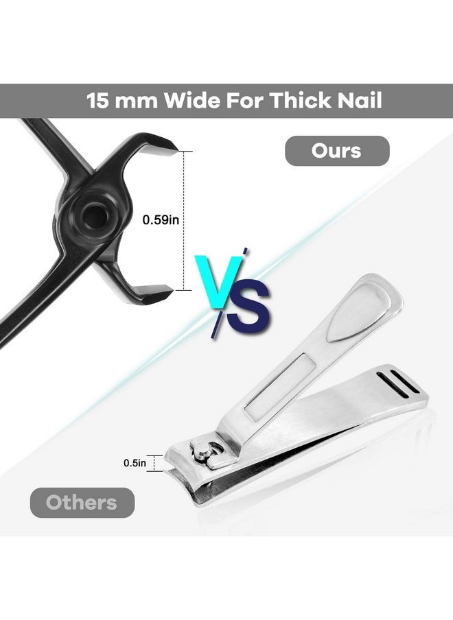 Ippers For Men - Vepkuso Toenail Clippers For Thick Toenails For Seniors Wide Jaw Large Professional Fingernail Clippers Cutter Set For Tough Nails, Women, Adult