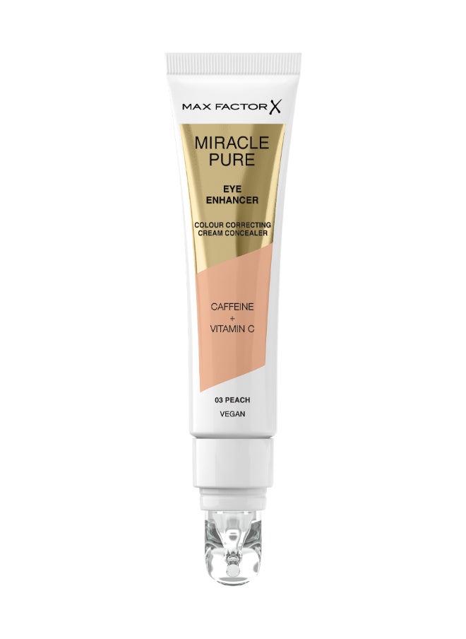 Miracle Pure Eye Enhancer - Colour-Correcting Concealer - 03 - Peach, 10ml