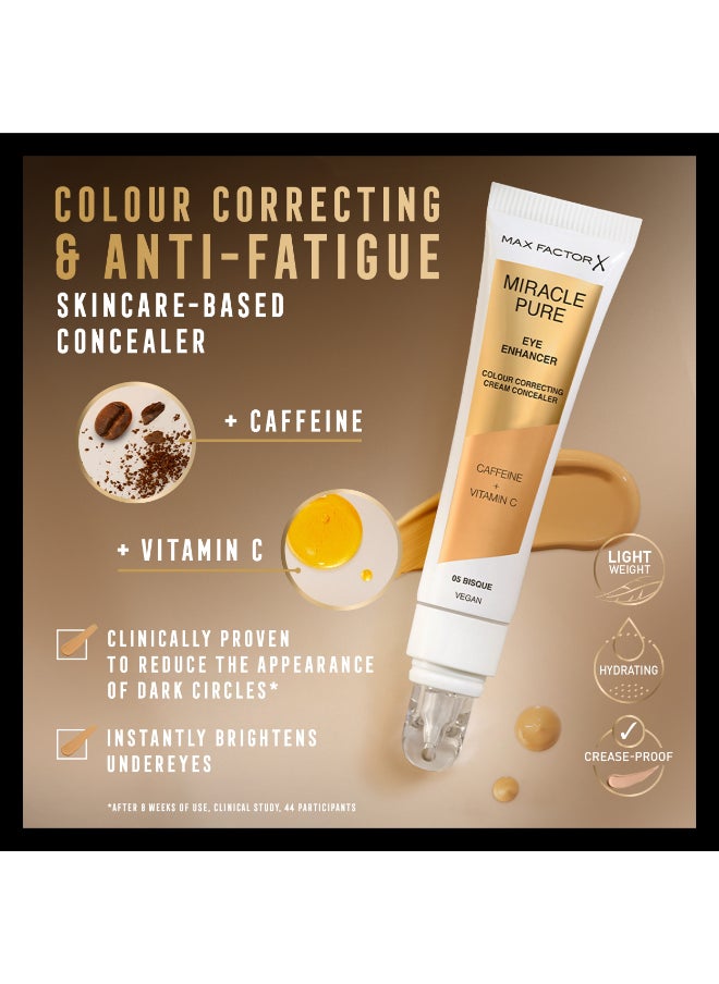 Miracle Pure Eye Enhancer - Colour-Correcting Concealer - 03 - Peach, 10ml