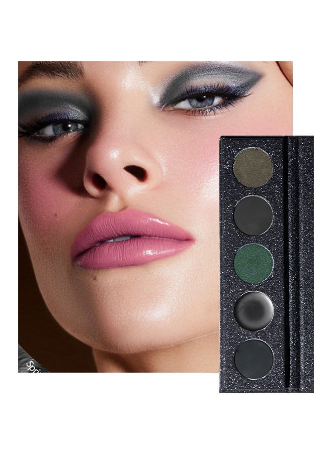 Ocheal 5 Color Eyeshadow Palette: Punk, Metallic Shimmer, Matte, Smoky Makeup-Starlight Shine Eyeshadow Palette