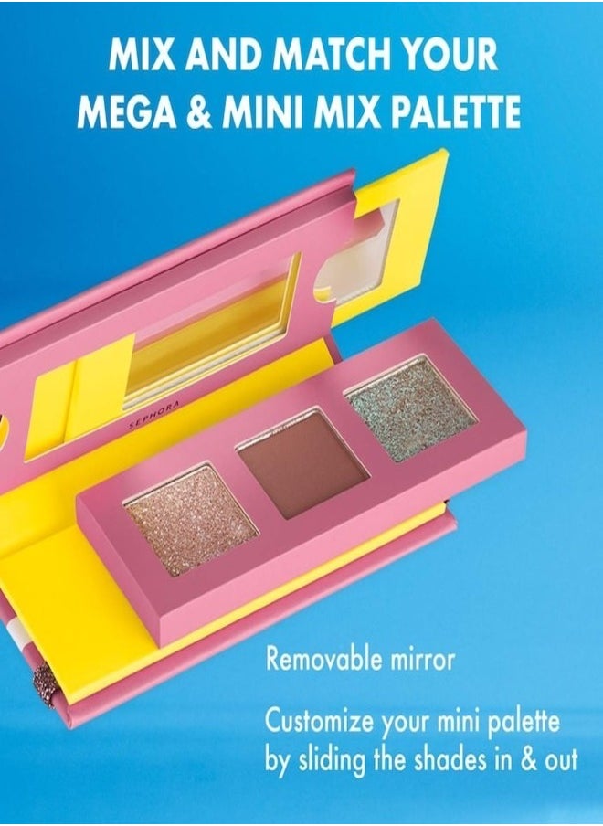 SEPHORA COLLECTION Mini Mix Eyeshadow Palette – Beyond Brown (Matte & Shimmer Finishes)