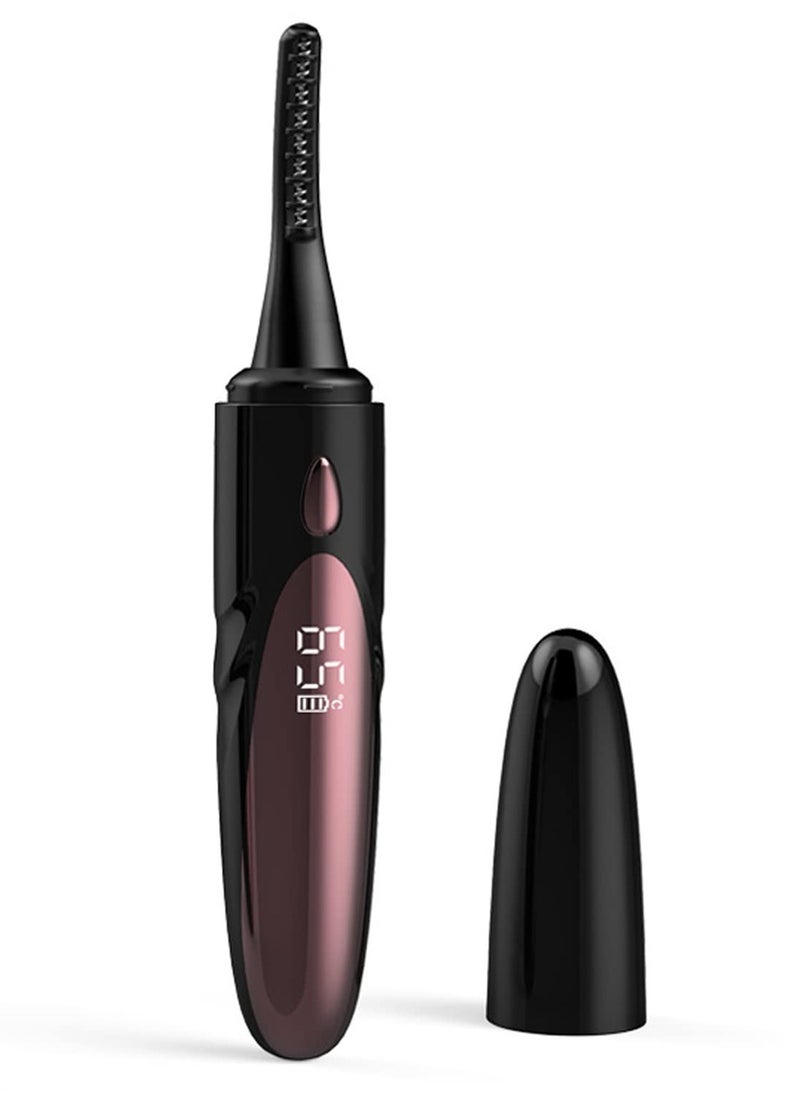 Heated Eyelash Curlers USB Rechargeable Electric Eyelash Curler with 4 Heating Modes Heated Lash Curler for Eyelash Curling Eye Lashes Tool for Women