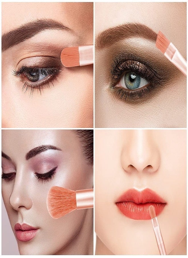 SEPHORA COLLECTION Set of Travel Brushes Vegan - Face, Eye and Eyebrow Brushes