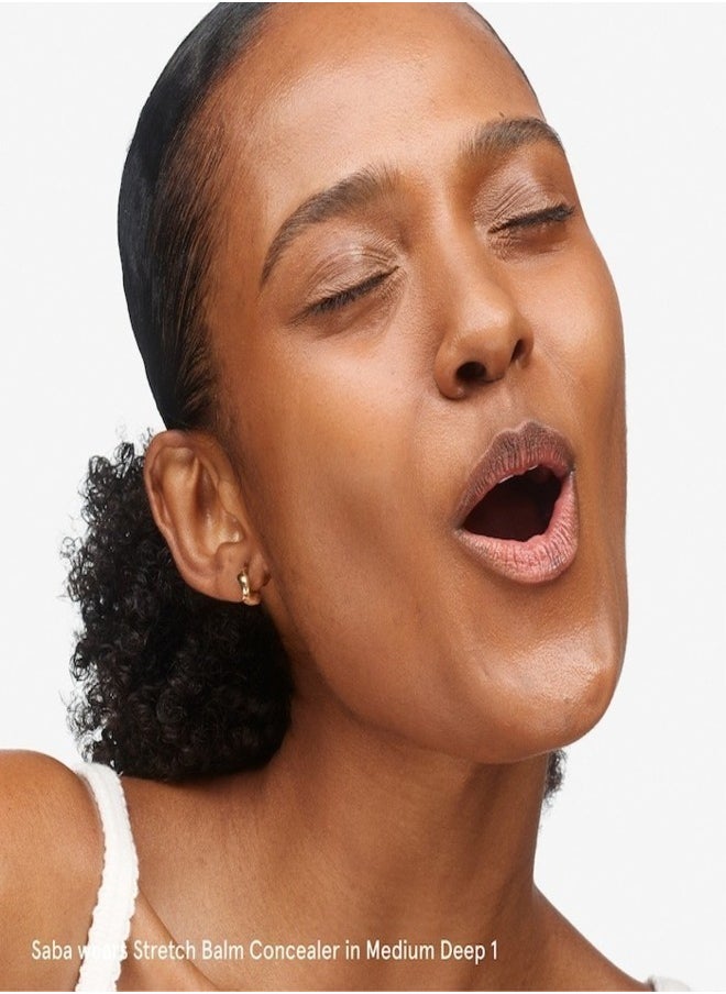 Glossier Stretch Balm Concealer - Dewy Buildable Coverage , Medium Dark 1 - golden base tone 4.8g