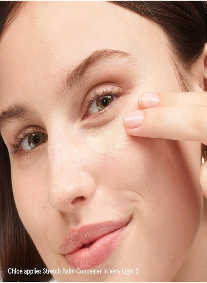 Glossier Stretch Balm Concealer - Dewy Buildable Coverage , Very Light 3 - yellow base tone 4.8g