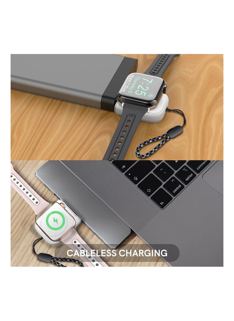 new charging stand compatible with apple watch portable watch charger stand with charging cable magnetic wireless charging dock compatible with apple watch series 7 6 5 4 45 44 42 41 40 38 mm