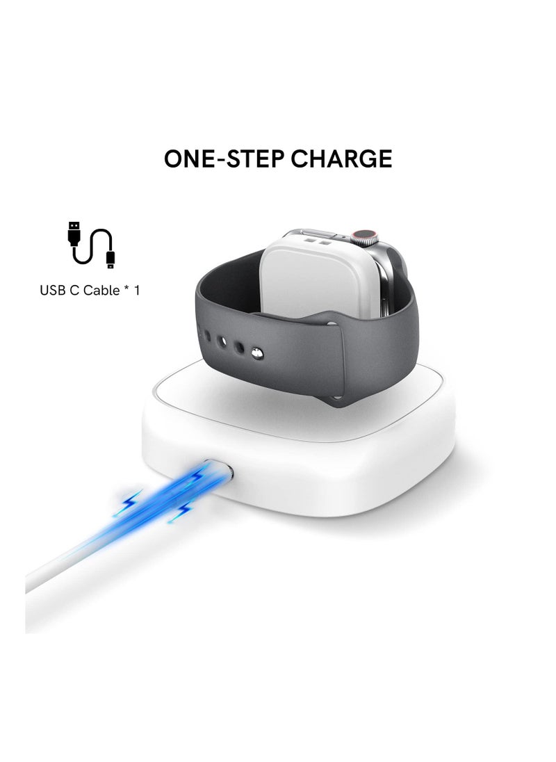 new charging stand compatible with apple watch portable watch charger stand with charging cable magnetic wireless charging dock compatible with apple watch series 7 6 5 4 45 44 42 41 40 38 mm