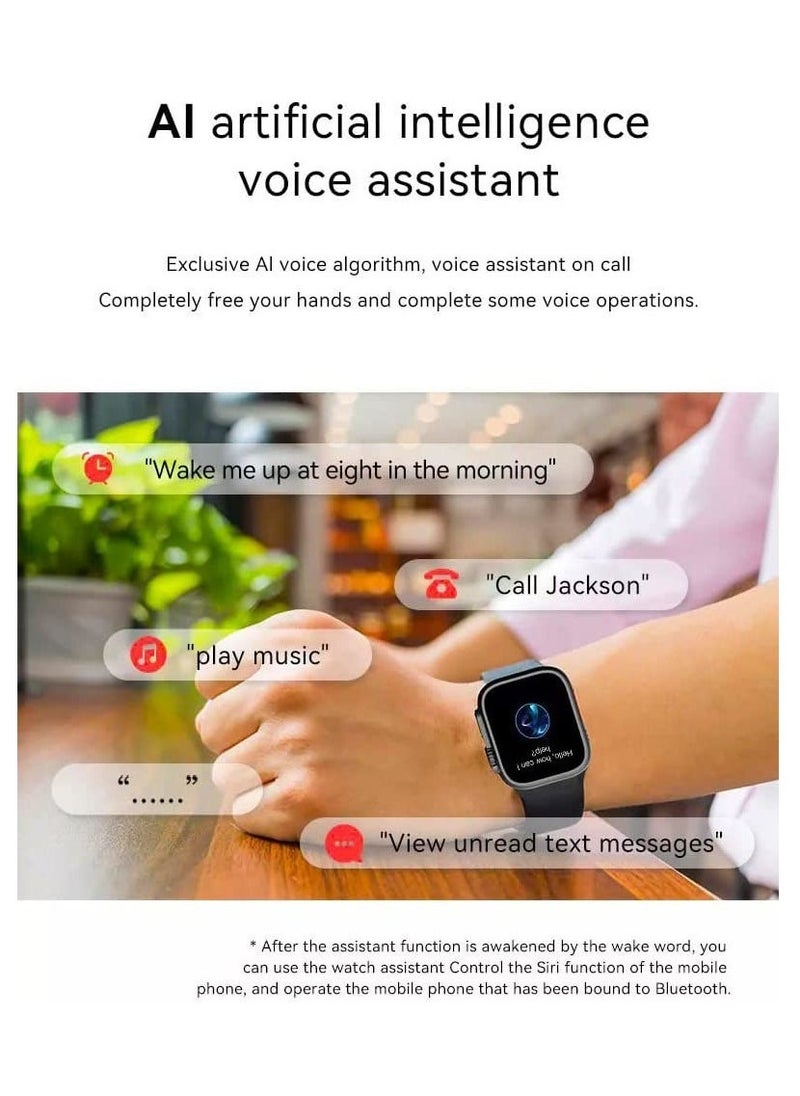 New S8 Ultra Smartwatch Series 8 S8 Smart Watch Ultra AI Voice Smart Watch 2.0inch Bluetooth Call Wriless Charging Watch 8 Ultra