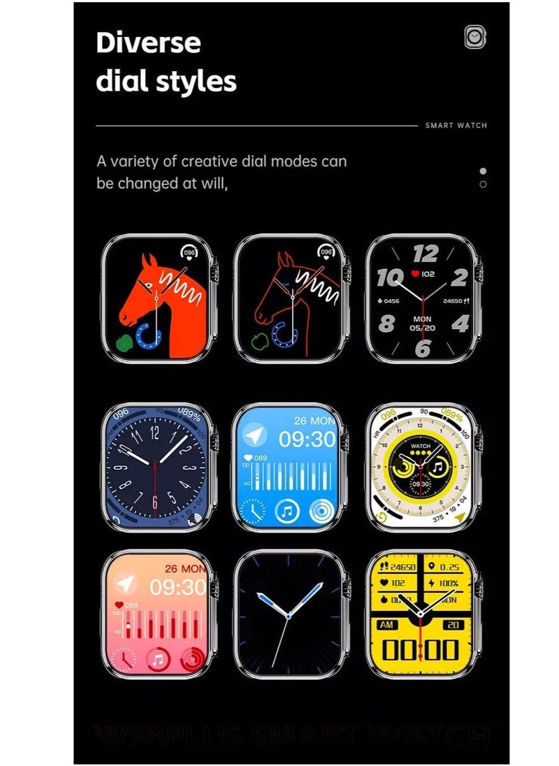 New S8 Ultra Smartwatch Series 8 S8 Smart Watch Ultra AI Voice Smart Watch 2.0inch Bluetooth Call Wriless Charging Watch 8 Ultra