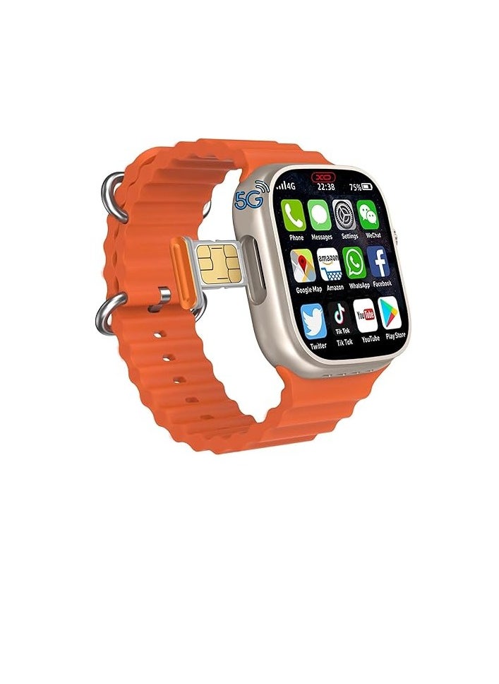 4G SIM Smart Watch with 4GB RAM and 64GB Internal Memory