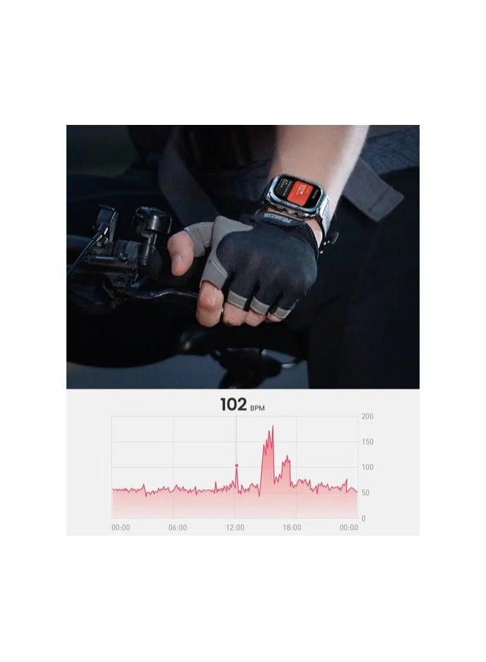 Tank M3 Smartwatch, GPS, Bluetooth Calling | Shockproof & 5ATM Waterproof up to 50 meters | 1.85