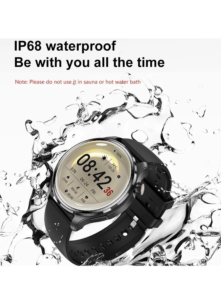 M13 Business Smart Watch with Answer Call Function NFC Compass Body Temperature Monitor Fitness Tracker Smartwatch for Men