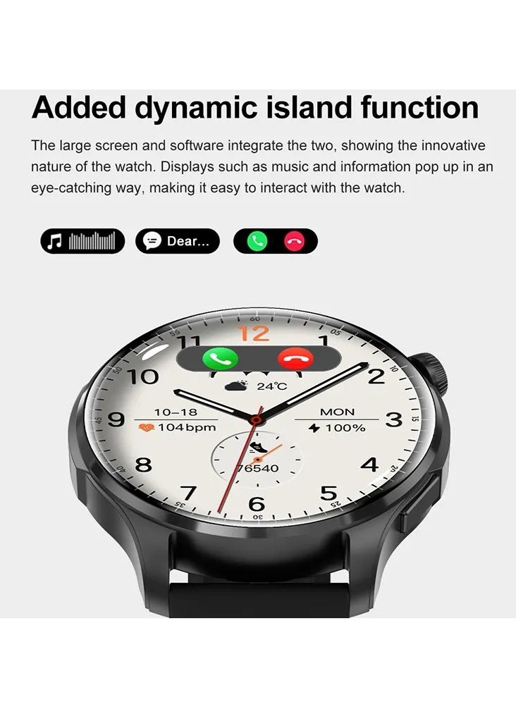 M13 Business Smart Watch with Answer Call Function NFC Compass Body Temperature Monitor Fitness Tracker Smartwatch for Men