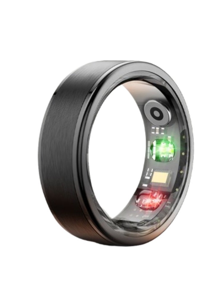 TCH Smart Ring R10 - Health & Fitness Tracker for Men and Women, Sleep Monitoring, Heart Rate, Oxygen, Pressure, Stress Tracking, Waterproof, 7 Days Battery Life Family Care Android+IOS