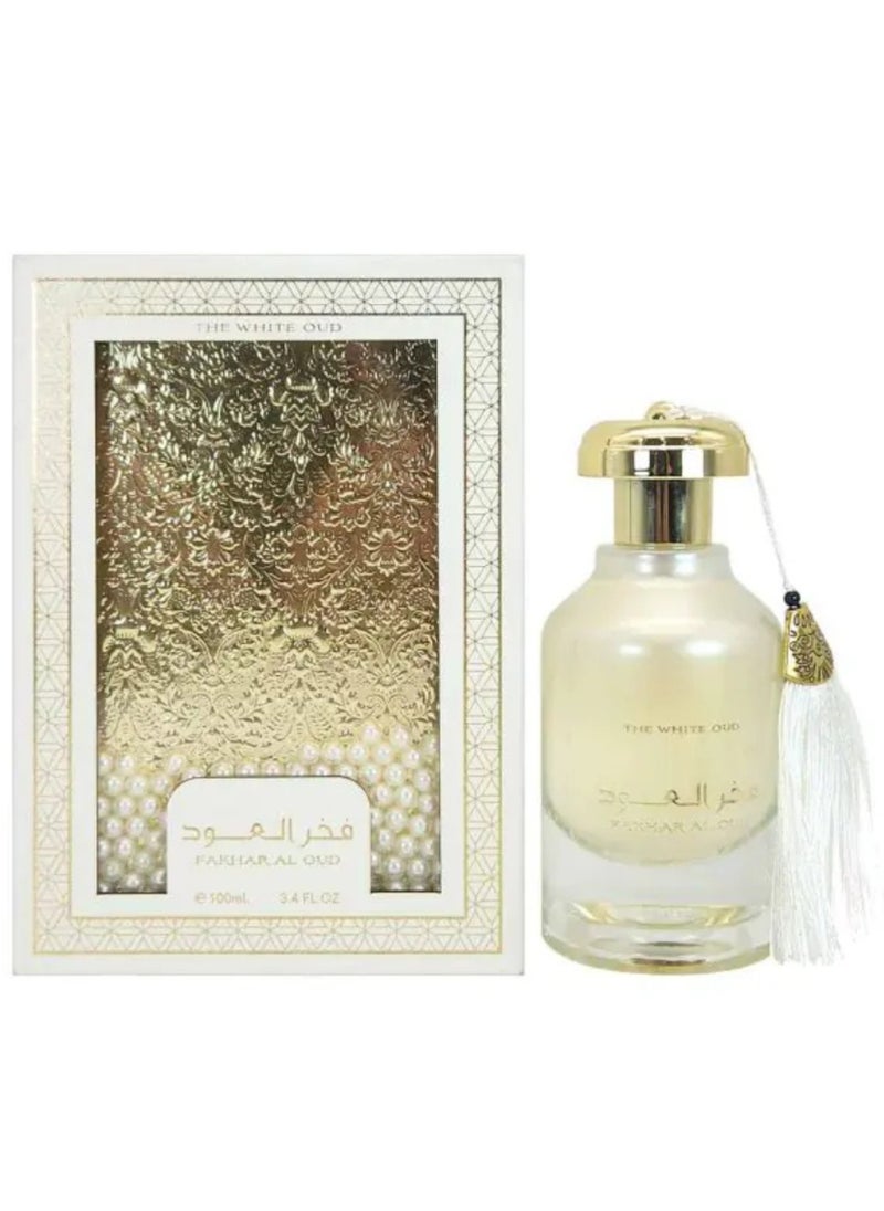 Ard Al Zaafran Fakhar Al Oud - The White Oud 100ml EDP Spray: A Luxurious Symphony of Elegance and Oud 🌟🌟🌟🌟🌟