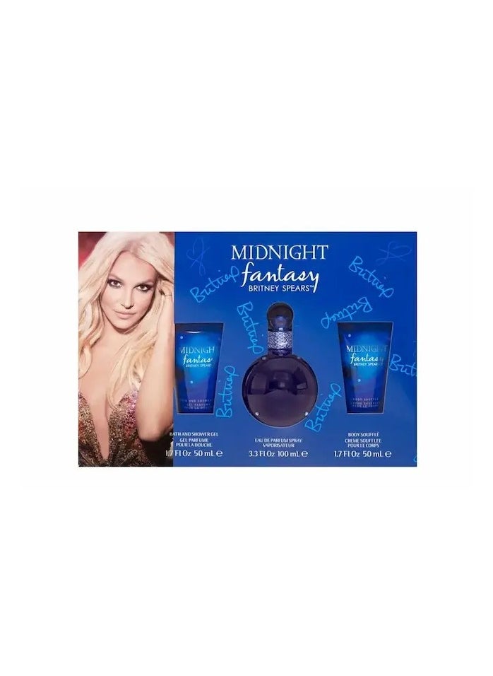 Britney Spears Midnight EDP For Women 100ML Set