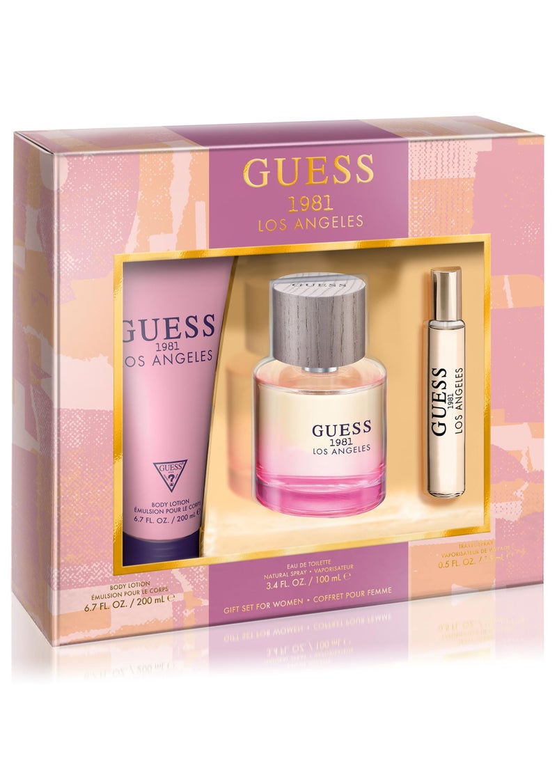 Guess 1981 Los Angeles EDT For Women 100ML Set