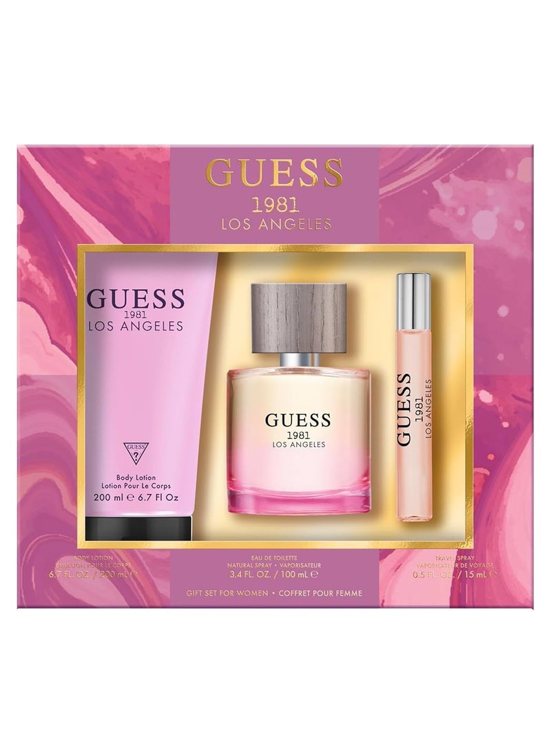 Guess 1981 Los Angeles EDT For Women 100ML Set