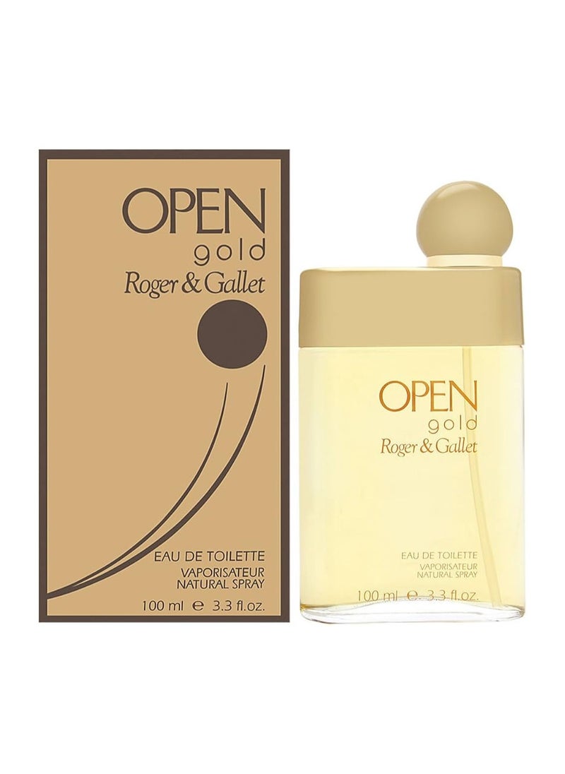 Open Gold and White EDT Perfume - Pack of 2 (100ml x 2) - 200ml Long-Lasting Fragrance Roger & Gallet