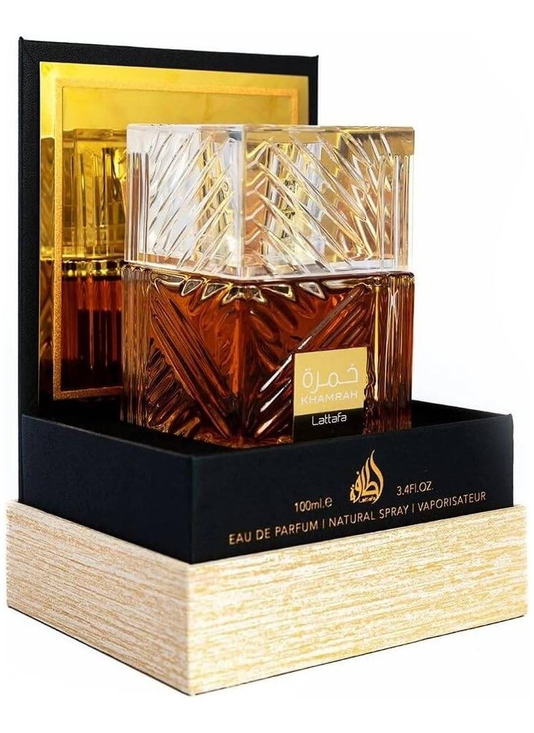 Khamrah for Unisex Eau de Parfum Spray, 3.4 Ounce
