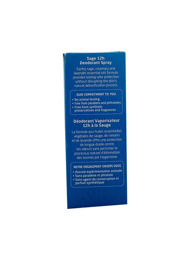 Sage Spray Deodorant, 3.4 Fz