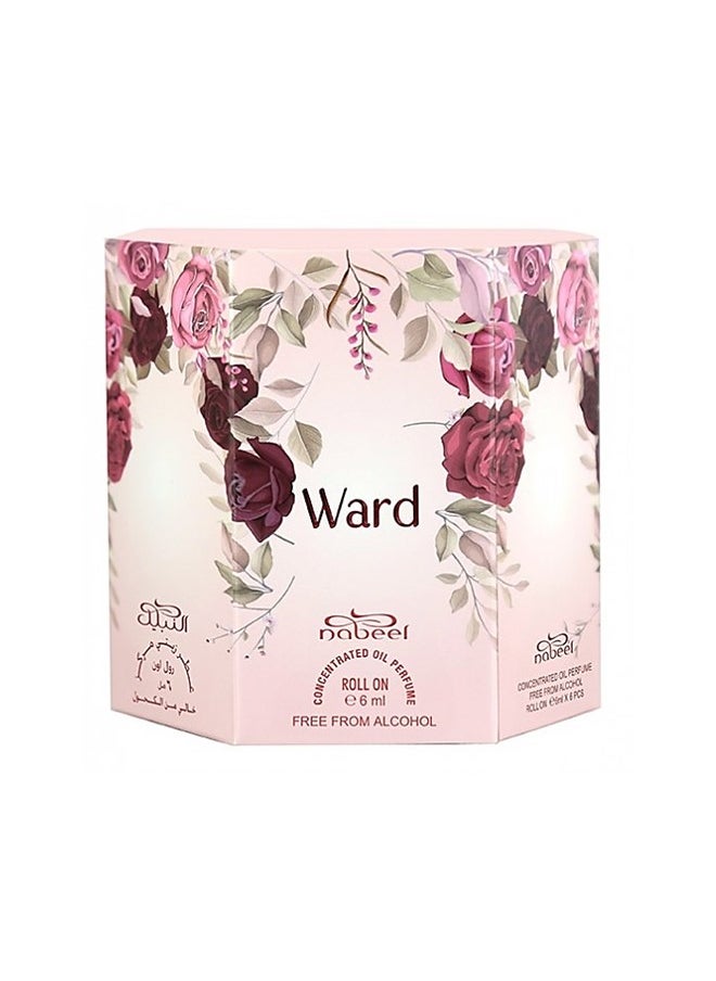 12 Pcs Nabeel Ward 6 ML Roll On Oil Perfume