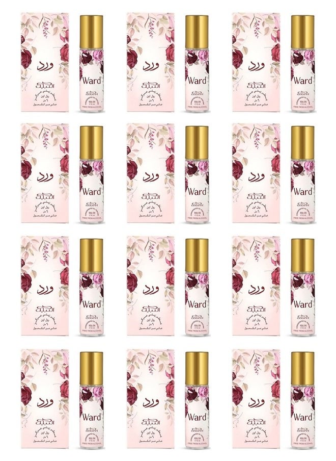 12 Pcs Nabeel Ward 6 ML Roll On Oil Perfume