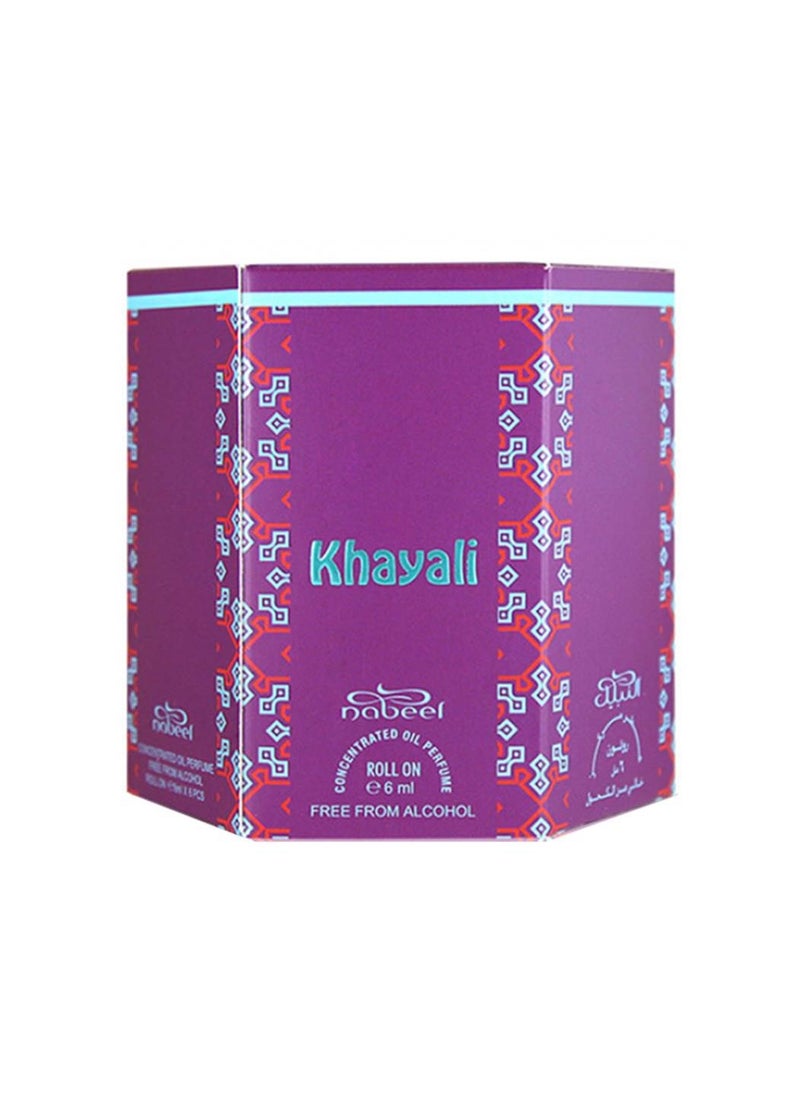 12 Pcs Nabeel Khayali Alcohol Free Roll On Oil Perfume 6ML